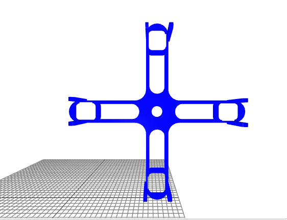 Rangka Drone Kecil Pendek
